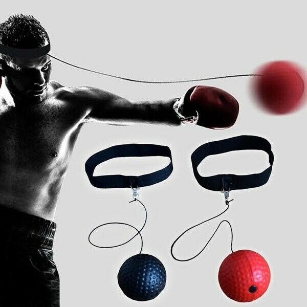 Boxing Fight Ball Punch Exercise Head Band Reflex Speed Training with — The  Thrive Cart